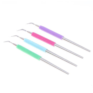 Herramienta Profesional Vegana Multicolor para Lifting de Pestañas, Aguja Separadora de Pestañas de Acero Inoxidable, Agarre de Silicona Cómodo, Permanente Rápida - Product Image 1