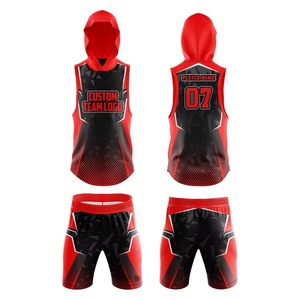 Ensemble de maillots de football américain 7v7 à sublimation pour l'hiver, design personnalisé, graphiques, uniformes respirants et extensibles pour adultes - Product Image 1