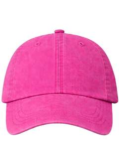หมวกเบสบอลผ้าฝ้ายสีชมพูแบบเรียบ ปรับขนาดได้ ใส่ได้ทั้งชายและหญิง สไตล์ลำลอง สำหรับเล่นกีฬา ระบายอากาศได้ดี สวมใส่สบาย คุณภาพพรีเมียม - Product Image 1