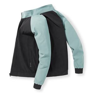 Chaqueta delgada informal de dos tonos para hombre y mujer, Cazadora Bomber Vintage, prendas de vestir exteriores, Otoño, 2022 - Product Image 2