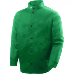 Chaqueta de Seguridad Industrial Resistente de Tela de Algodón Perforada FR, Certificada CE, Alta Visibilidad, Protección Corporal para Soldador, Reflectante - Product Image 2