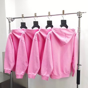 เสื้อฮู้ดดี้ผู้ชายไซส์ใหญ่ สีพื้น ผ้าฝ้ายเฟรนช์เทอร์รี่ แขนยาวทรงปกติ สวมใส่สบายๆ สำหรับฤดูใบไม้ร่วง - Product Image 4
