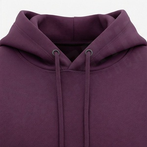 Sweat à capuche léger pour homme, couleur personnalisée avec impression en relief, chaud pour l'hiver, manches longues, doublure 100% coton, col à capuche, pull-over - Product Image 4