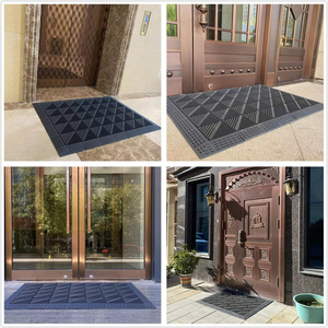 Double Brush Head Hotel Shopping Mall PVC Sand-Scraping & Dust-Removal Modular Entrance Floor Tiles Door <b>Mat</b> - Product Image 6