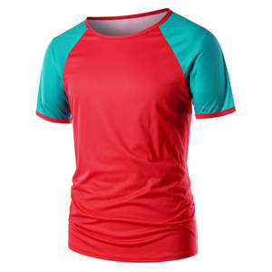 Camiseta Formal de Algodón 100% para Hombre, Corte Holgado, Bordado de Alta Calidad, Serigrafía, Cuello Redondo, Manga Corta, Color en Contraste 2025 - Product Image 2