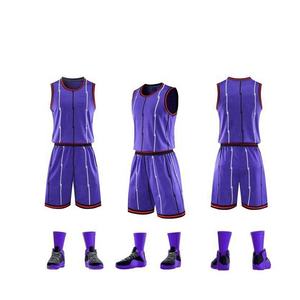 Youth Basketball Team Kit Custom Printed Athletic Uniform Breathable Sports Apparel New Design - Product Image 3
