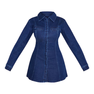 Vestidos Vaqueros para Mujer, Tela Cómoda, Venta al por Mayor, Mejor Calidad, Personalizable, Muestra Gratuita - Product Image 1