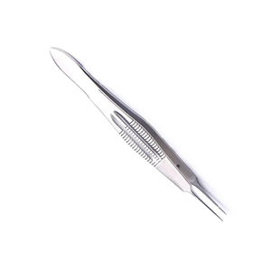 คีมผูกไหมผ่าตัดตาแบบไมโคร Castroviejo สแตนเลสสตีล 0.5 มม. 4 เข็มเย็บ JS-OPT-TF-007 Class I OEM Java Surgical - Product Image 3