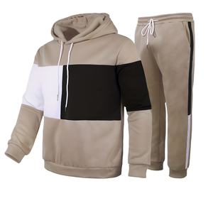 Survêtements en molleton unis sur mesure pour hommes, coupe régulière, vêtements de sport d'hiver, personnalisables pour adultes, nouveau design streetwear, poids moyen 2026 - Product Image 3
