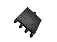 Répartiteur de puissance RF Wilkinson 2-18 GHz 1x4 voies 50 Ohm SMA Femelle 20W CW à isolation élevée et faible VSWR pour équipement RF micro-ondes