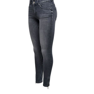 <b>Women's</b> Mid Waist Flare Pants Ankle-Length Stonewashed Denim Animal Print Casual Solid Color Breathable Woven Fabric Vintage - Product Image 5