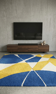 Good Quality Modern Abstract High Pile Hand Tufted Carpet Rug Pet Friendly & Eco-Friendly Extra <b>Thick</b> for Living Room Bedroom - Product Image 4
