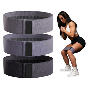 Bandes de Résistance en Coton Personnalisées pour Entraînement de Fitness, Yoga et Exercices des Fessiers pour Femmes - Product Image 1