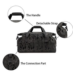 Sac de sport haut de gamme léger avec compartiment à chaussures séparé, poignées robustes et bandoulière réglable - Product Image 3