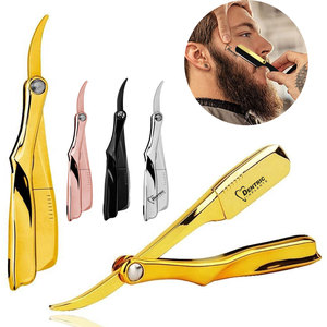 Navaja de Barbero Profesional de un Solo Filo Plegable para Hombre, con Cuchillas Reemplazables, para Afeitar la Cara - Product Image 2