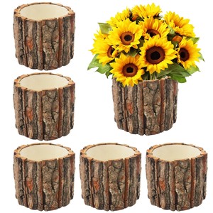 Vases et pots à fleurs en teck, fabrication sur mesure, vente en gros |   Aqdus Saleem Inde - Product Image 1