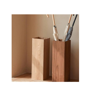 Porte-parapluies en bois d'acacia, boîte de rangement, organisateur, vente en gros, porte-parapluies moderne en bois - Product Image 3