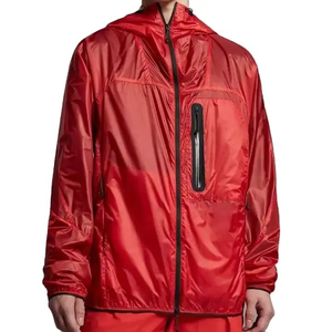 Chaqueta Cortavientos Anorak Personalizada OEM con Bolsillos Laterales para Exteriores, Chaqueta Cortavientos con Cierre de Cremallera de Nailon Resistente al Viento para Hombre - Product Image 1
