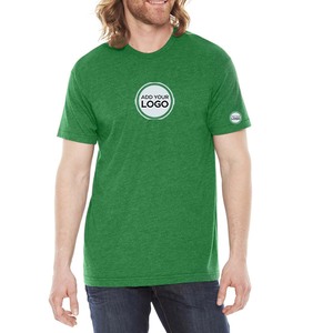 เสื้อยืดเจอร์ซีย์เนื้อดีแบบยูนิเซ็กซ์ สกรีนโลโก้ได้ 180 GSM - Product Image 3