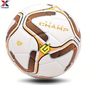 Ballon de football personnalisé de qualité supérieure, léger, écologique, pour entraînement en intérieur/extérieur, couleur personnalisée, en PU - Product Image 1