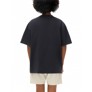 Camiseta Oversize de Algodón 100% para Mujer, Estilo Boxy, Lavado Ácido, Casual, Holgada, Manga Corta, Estilo Cropped, Vintage, Urbana, Color Liso - Product Image 3