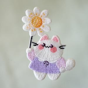 Wholesale Clothing Embroidery Patch Iron On Embroidered Badge Fabric Patches for <b>Jackets</b> Caps Bags Heat Press - Product Image 5