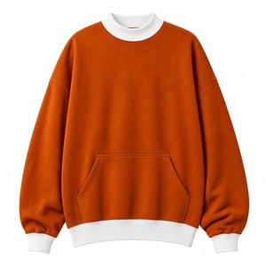 Buy Premium Women’s Cozy <b>Mock</b> Neck Pullover Oversized Relaxed Long Sleeve Design Casual Soft Everyday Sweatshirt - Product Image 4