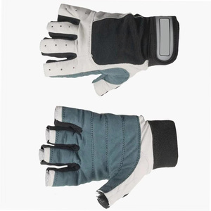 Guantes de Gimnasio QASWA SPORTS de Cuero Vacuno Auténtico, Cierre de Velcro, Medios Dedos, Duraderos, Unisex para Adultos, Color Personalizable, Soporte para Muñeca - Product Image 6