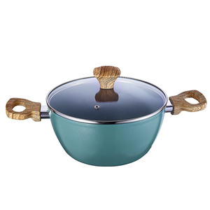 Ensemble de cuisson antiadhésif en marbre de qualité supérieure avec poêles, casseroles et couvercles en verre trempé, forgé et durable - Product Image 3