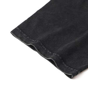 เสื้อยืดยูนิเซ็กซ์คุณภาพสูง ล้างสีแบบแอซิด แห้งเร็ว แขนสั้น ผ้าทอ พิมพ์ลายโลโก้ สไตล์ฤดูร้อน ทรงโอเวอร์ไซส์ - Product Image 4