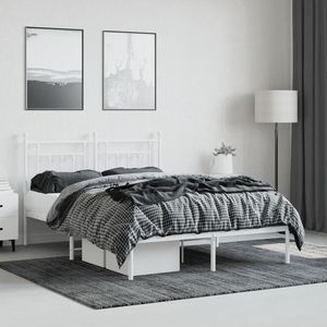 โครงเตียงเหล็กเคลือบผงสีขาวขนาดคิงไซส์ ประเภทสินค้าเตียงโลหะ - Product Image 3