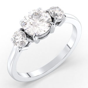 Bijoux REYES originaux OEM ODM, créations personnalisées, bagues de fiançailles en or massif 14 carats et moissanite pour femmes, fabricant de bijoux. - Product Image 2