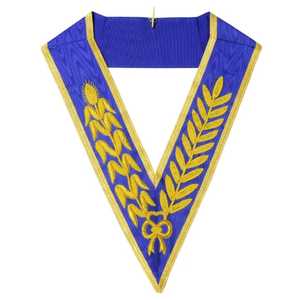 Professional Customized Premium Quality Wholesale Hand Embroidered Regalia Masonic <b>Collars</b> Best Hot Selling Regalia <b>Collars</b> - Product Image 6