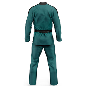 Conjunto de uniforme de BJJ de alto rendimiento, chaqueta y pantalones con costuras reforzadas, transpirable, perfecto para torneos y a precios razonables. - Product Image 2