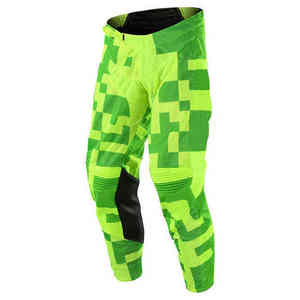2026 Men's Teal Gradient Motocross <b>Pants</b> With Neon Yellow Knee <b>Pads</b> Quick Dry All Seasons Sport Wear Motocross <b>Pants</b> For Sale - Product Image 5