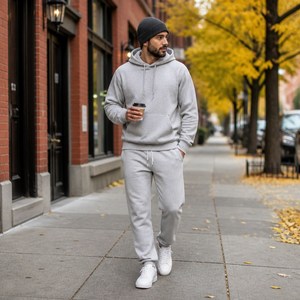 SANGLASPORTS Best Unisex High Quality <b>Velvet</b> Embroidered Winter Men Tracksuit Soft Breathable Cotton <b>Jogger</b> Casual Eco-Friendly - Product Image 1