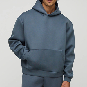 Ensemble de survêtement décontracté avec capuche et manches longues, design de haute qualité à prix abordable, personnalisable avec logo et pantalon large - Product Image 2