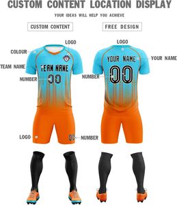 Uniforme de Fútbol Personalizado, Diseño a Medida, Tela 100% Poliéster, Transpirable, Absorbe la Humedad, Ligero, Descuento de Fábrica, Secado Rápido - Product Image 2