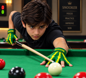 Comfortable Non-Slip Snooker <b>Sport</b> <b>Glove</b> Custom Solid Color And Logo Printing Amazing Design Snooker <b>Gloves</b> - Product Image 5