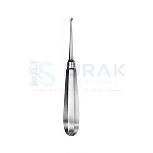 Cincel manual Crane Kaplan para detartraje dental, instrumento quirúrgico plateado, sonda manual para uso clínico - Product Image 1