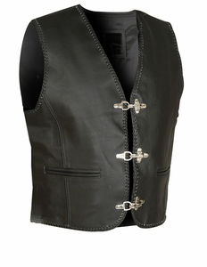 Chaleco de Cuero Personalizado para Motociclistas, Transpirable, Verano, OEM, ODM, Proveedor Mayorista - Product Image 1