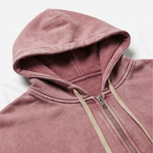 New Stylish Men's Winter Hooded Acid Wash <b>Tracksuit</b> Cotton OEM Service Direct Manufacturer Gym Workout Customized Color - Product Image 4