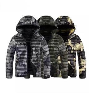 Chaquetas Acolchadas para Niños, Impermeables, con Capucha Desmontable, Cuello Alto, Camuflaje, 100% Poliéster, de Alta Calidad, Fabricante OEM - Product Image 5