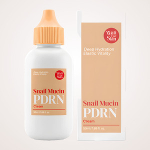 Producto para el cuidado de la piel, K-Beauty coreano, Whatiforskin Snail Myusin PDRN Cream, hecho en Corea, 50 ml, loción facial - Product Image 1