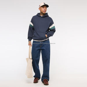 Sweat à capuche couleur unie velours sweat à capuche hiver polyester/coton uni teint ODM sweat à capuche pour hommes - Product Image 6