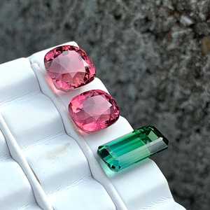 Pierres précieuses naturelles de tourmaline afghane rose, taille coussin, certifiées IGI, vente en gros, pierres lâches, fournisseur OEM personnalisé - Product Image 6