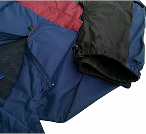 Casual Training Windbreaker Set Nylon Windbreaker <b>Suits</b> for Men Hot Sale Custom Logo Nylon Tracksuit Men Contrast Color - Product Image 2