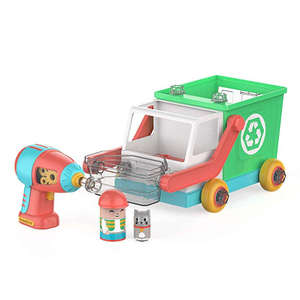 Camión de Recolección de Basura Multicolor para Niños de 2 a 4 Años, Creatividad, Plástico, Bolt Buddies, Venta al por Mayor, Embalaje Ecológico - Product Image 4