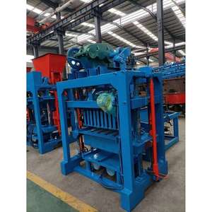 Juego completo de bloques de cemento hidráulico semiautomático 2-45 4-30 4-35 4-40A, máquina para fabricar ladrillos, arena de ceniza, materia prima - Product Image 1