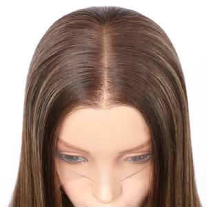 Venta Directa de Fábrica, Peluca de Cabello Largo Rizado con Reflejos Arcoíris, Sin Pegamento, con Frente de Encaje, 100% Cabello Virgen Chino, Encaje Transparente, 150% de Densidad - Product Image 2